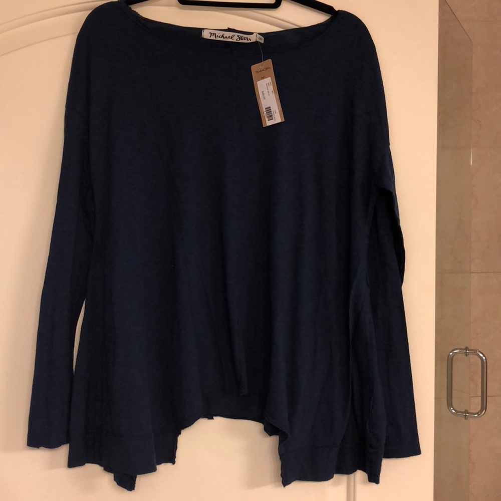 Michael Stars Navy Long Sleeve, OS
